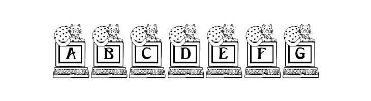 BJF Kat n Mouse  Free Fonts Download