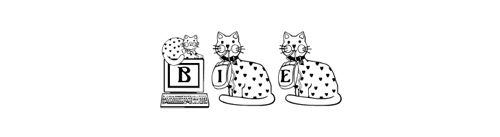 BJF Kat n Mouse  Free Fonts Download