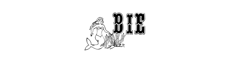 BJF Mermaid  Free Fonts Download