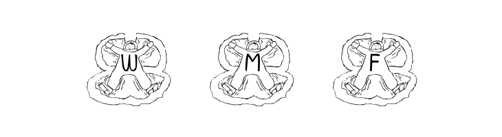BJF Xmas Angels AH  Free Fonts Download