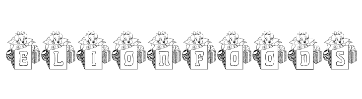 BJF Xmas Puppy  Free Fonts Download