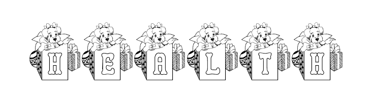 BJF Xmas Puppy  Free Fonts Download