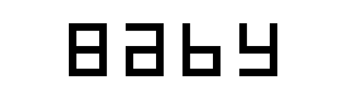 7-Segment Normal Regular  Free Fonts Download