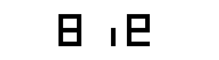 7-Segment Normal Regular  Free Fonts Download