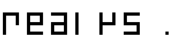 7-Segment Normal Regular  Free Fonts Download