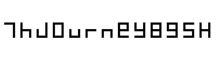 7-Segment Normal Regular  Free Fonts Download