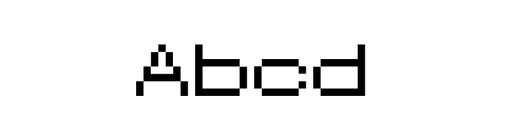 7x7&nbsp; Pixelized Regular  Free Fonts Download