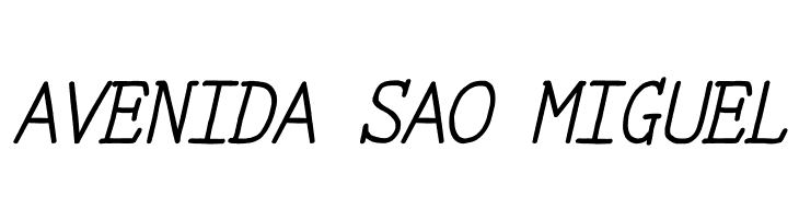 YOzFontN97 Italic  Free Fonts Download