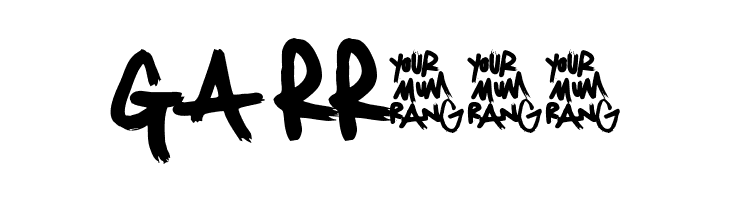 Your Mum Rang  Free Fonts Download