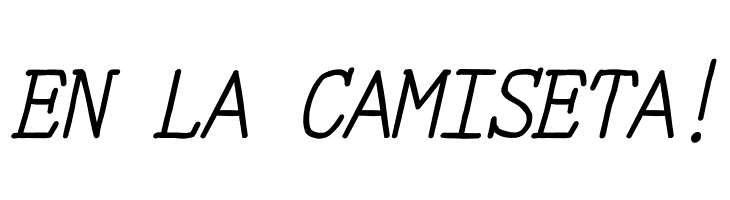 YOzFont97 Italic  Free Fonts Download