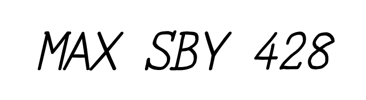 YOzFont97 Italic  Free Fonts Download