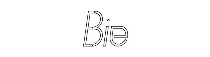 Curvada Outline Italic  Free Fonts Download