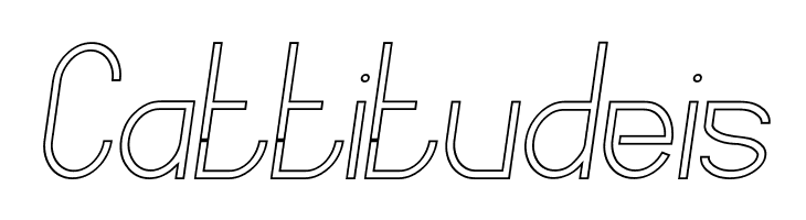 Curvada Outline Italic  Free Fonts Download