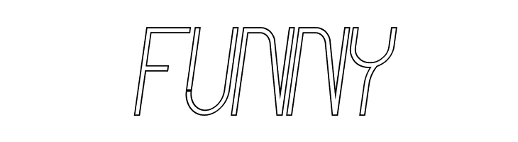 Curvada Outline Italic  Free Fonts Download