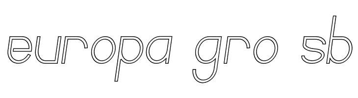 Curvada Outline Italic  Free Fonts Download