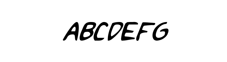 2Toon Italic  Free Fonts Download