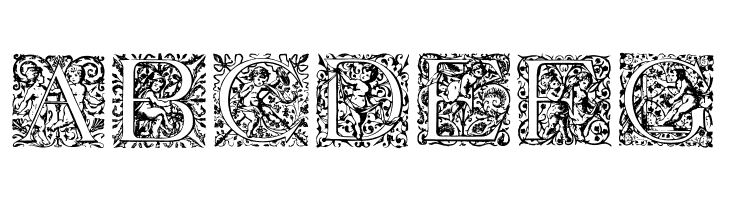 CherubicInitials  Free Fonts Download