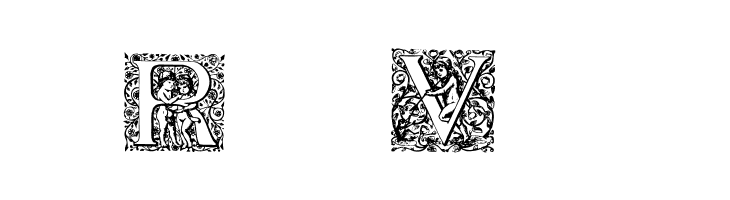 CherubicInitials  Free Fonts Download