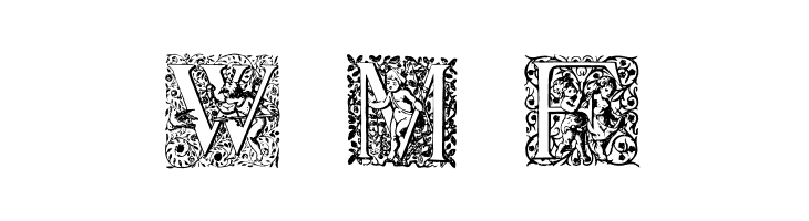 CherubicInitials  Free Fonts Download