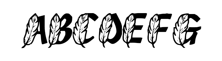 FeathersInYourCapsRegular  Free Fonts Download