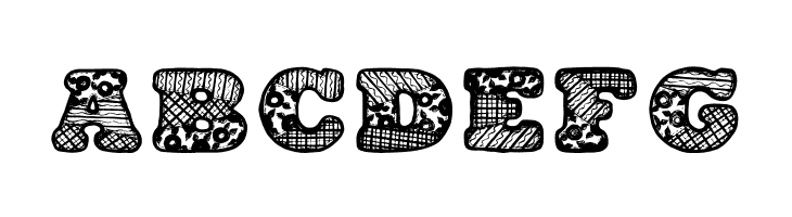 PatchworkAlphabet  Free Fonts Download