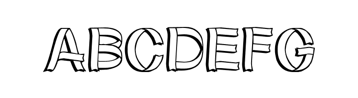 RibbonShadow  Free Fonts Download