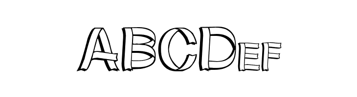 RibbonShadow  Free Fonts Download