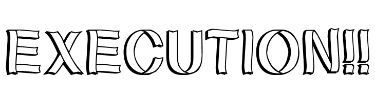 RibbonShadow  Free Fonts Download