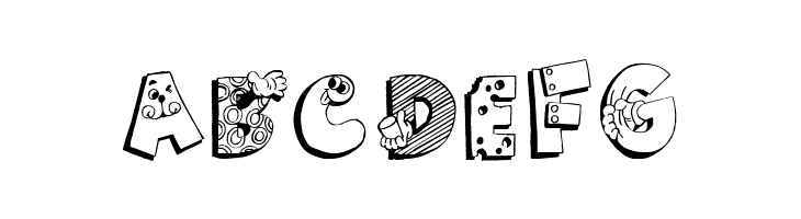 SillySet  Free Fonts Download