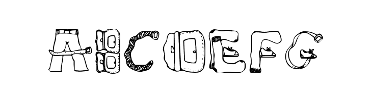 SketchClothes  Free Fonts Download