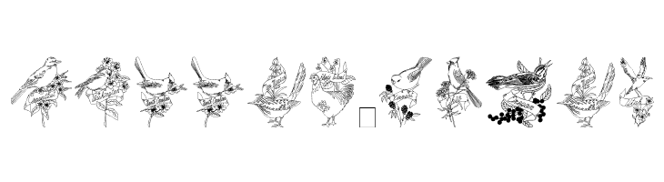 StateBirds  Free Fonts Download