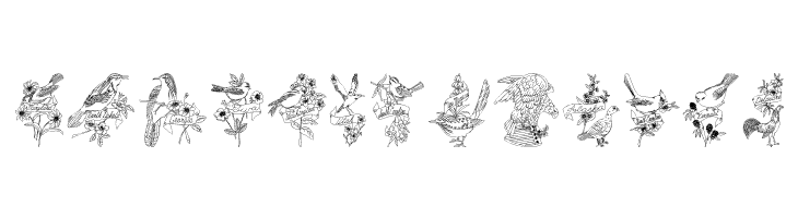 StateBirds  Free Fonts Download