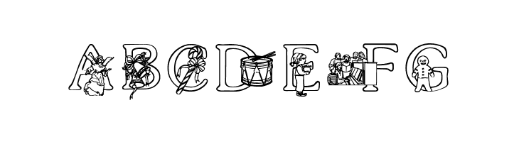 XmasAlpha  Free Fonts Download