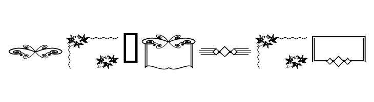 ap fancy frames  Free Fonts Download