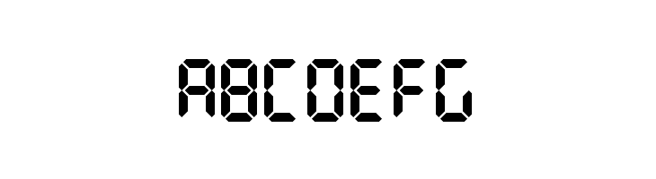 Digital Display Regular  Free Fonts Download