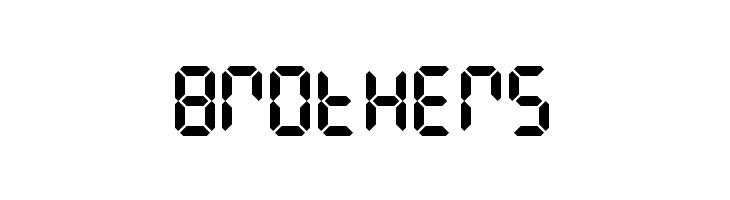 Digital Display Regular  Free Fonts Download