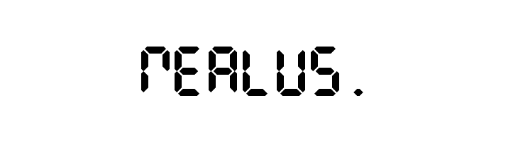 Digital Display Regular  Free Fonts Download