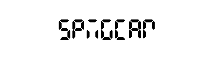 Digital Display Regular  Free Fonts Download