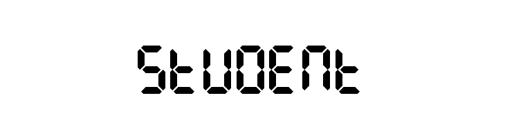 Digital Display Regular  Free Fonts Download