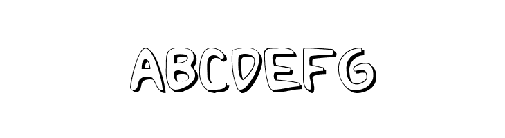 2Toon Shadow  Free Fonts Download