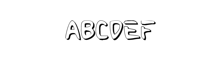 2Toon Shadow  Free Fonts Download