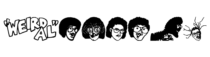 Weird Al Yankobats  Free Fonts Download