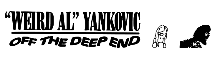 Weird Al Yankobats  Free Fonts Download