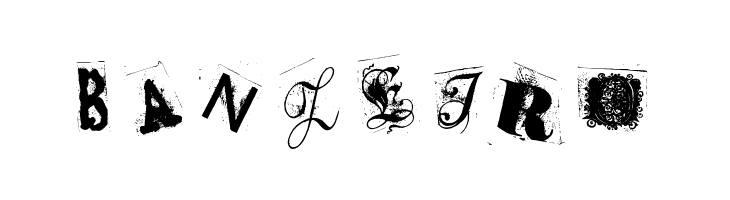 Collage anonymous  Free Fonts Download