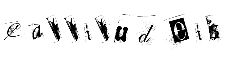 Collage anonymous  Free Fonts Download