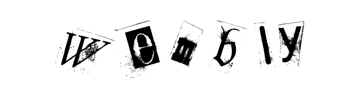 Collage anonymous  Free Fonts Download