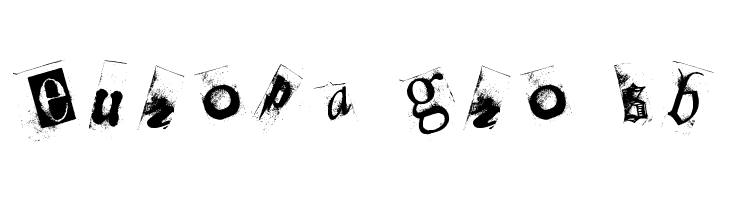 Collage anonymous  Free Fonts Download