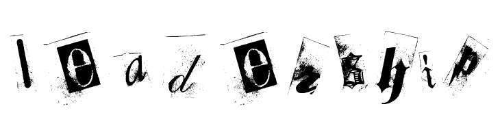 Collage anonymous  Free Fonts Download