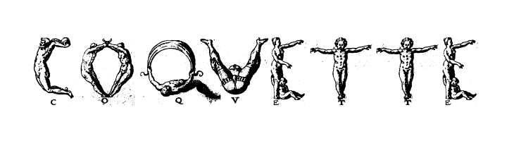 Human letters  Free Fonts Download