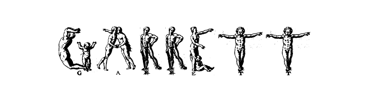 Human letters  Free Fonts Download